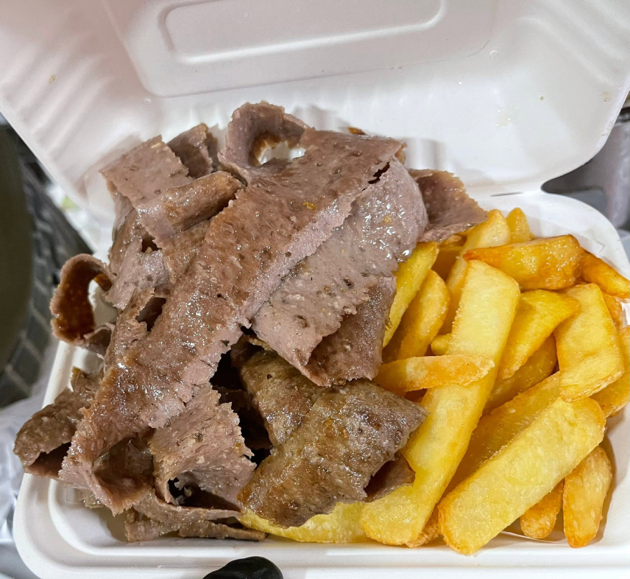 Authentic doner kebab from Anatolia Turkish Kitchen in Dalry.