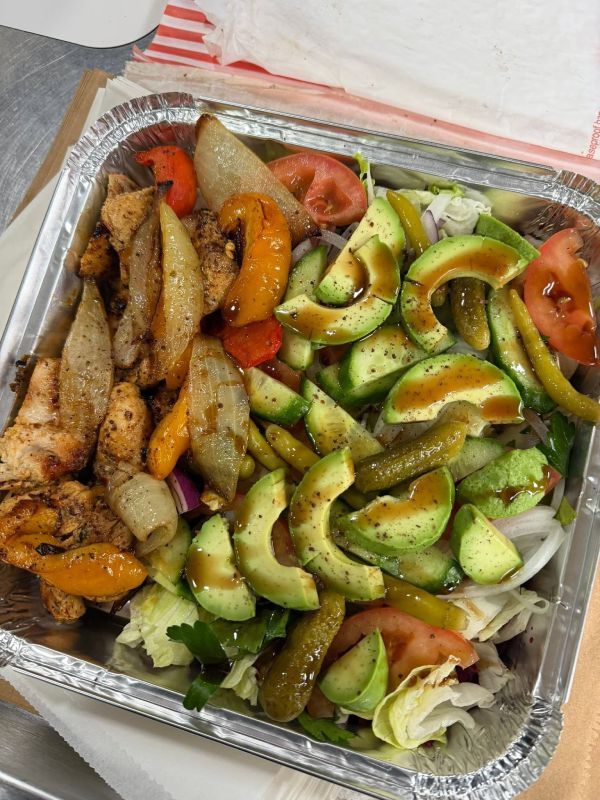 Turkish seafood served atAnatolia Turkish Kitchen Dalry
